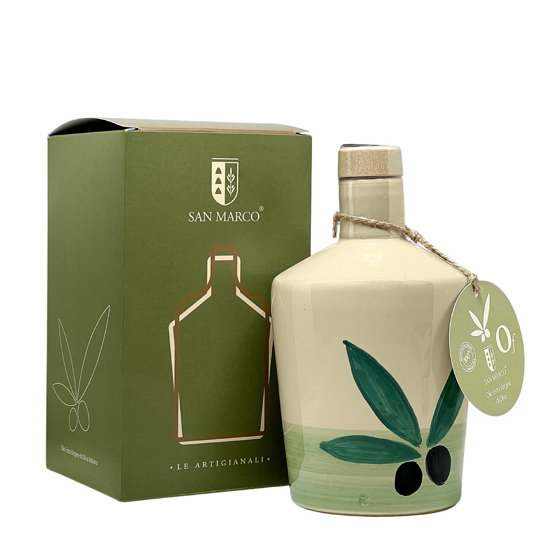 Bottiglia in terracotta da 250 ml - Olio Monocultivar Favolosa