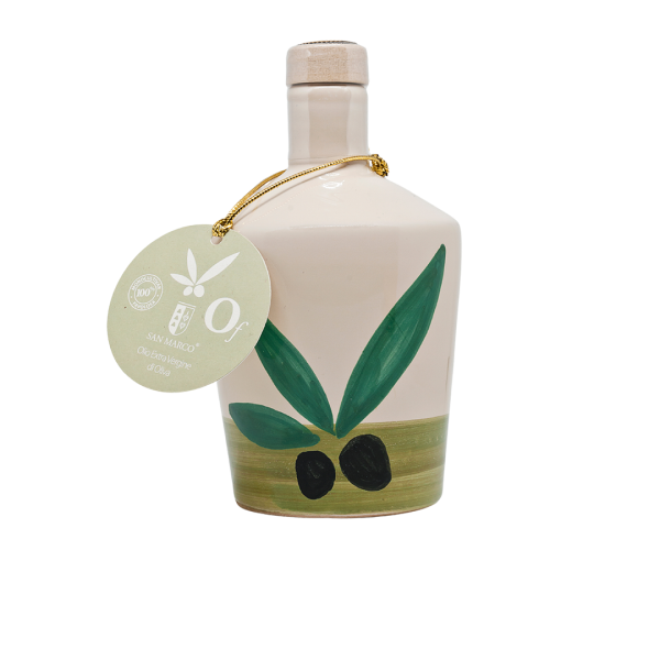 Bottiglia in terracotta da 250 ml - Olio Monocultivar Favolosa