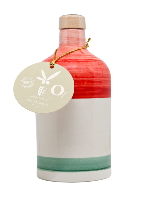 Bottiglia in terracotta da 250 ml - Olio Evo Monocultivar "Favolosa"