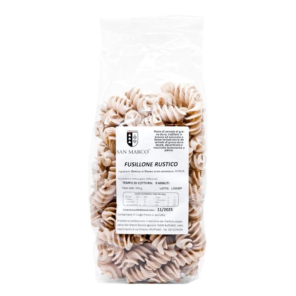 Fusillone rustico - 500 gr.