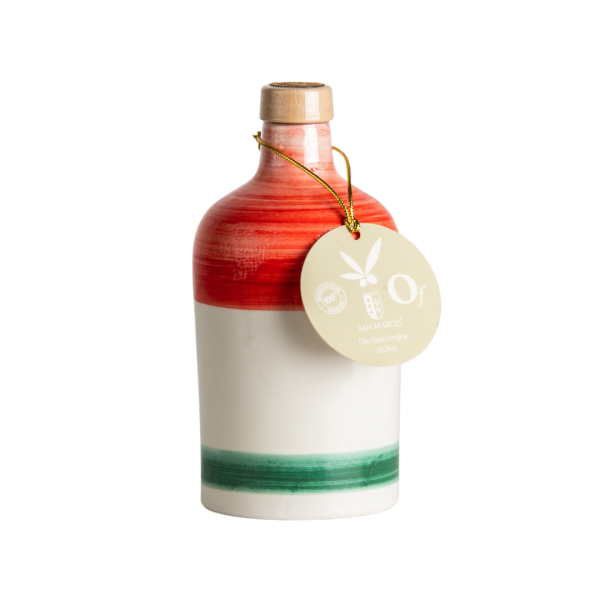 Orcio in terracotta "tricolore" da 250 ml. con bag Natalizia - immagine 3