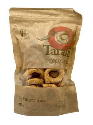 Taralli pugliesi al peperoncino - 200 g