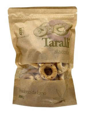 Taralli pugliesi alla cipolla - 200 g